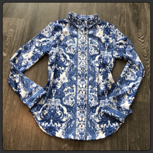 CHINOISERIE LONG SLEEVE BUSINESS TIME SHIRT - Picture 4 of 11